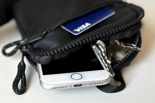 KEEPCLOSE™ Crossbody – RFID-skyddad slingväska - svart