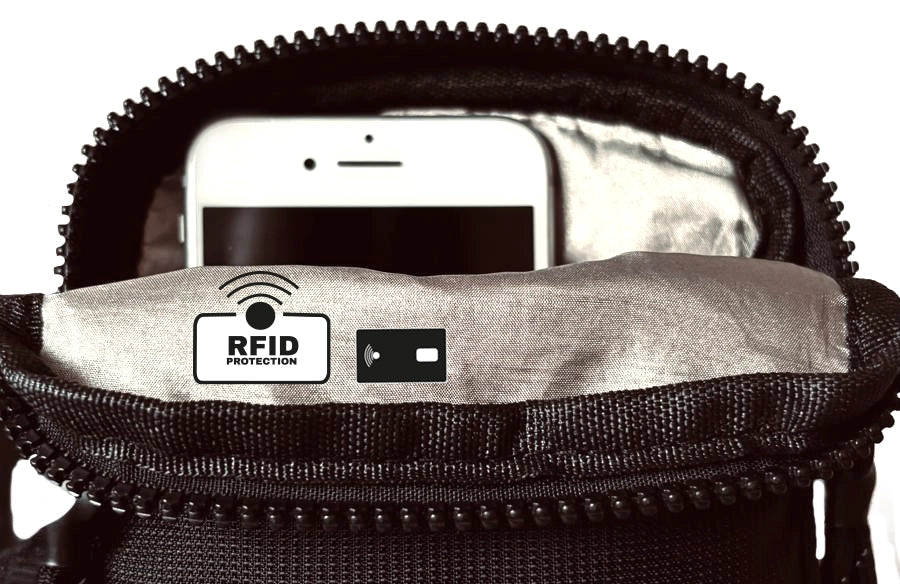 KEEPCLOSE™ Crossbody – RFID-skyddad slingväska- beige